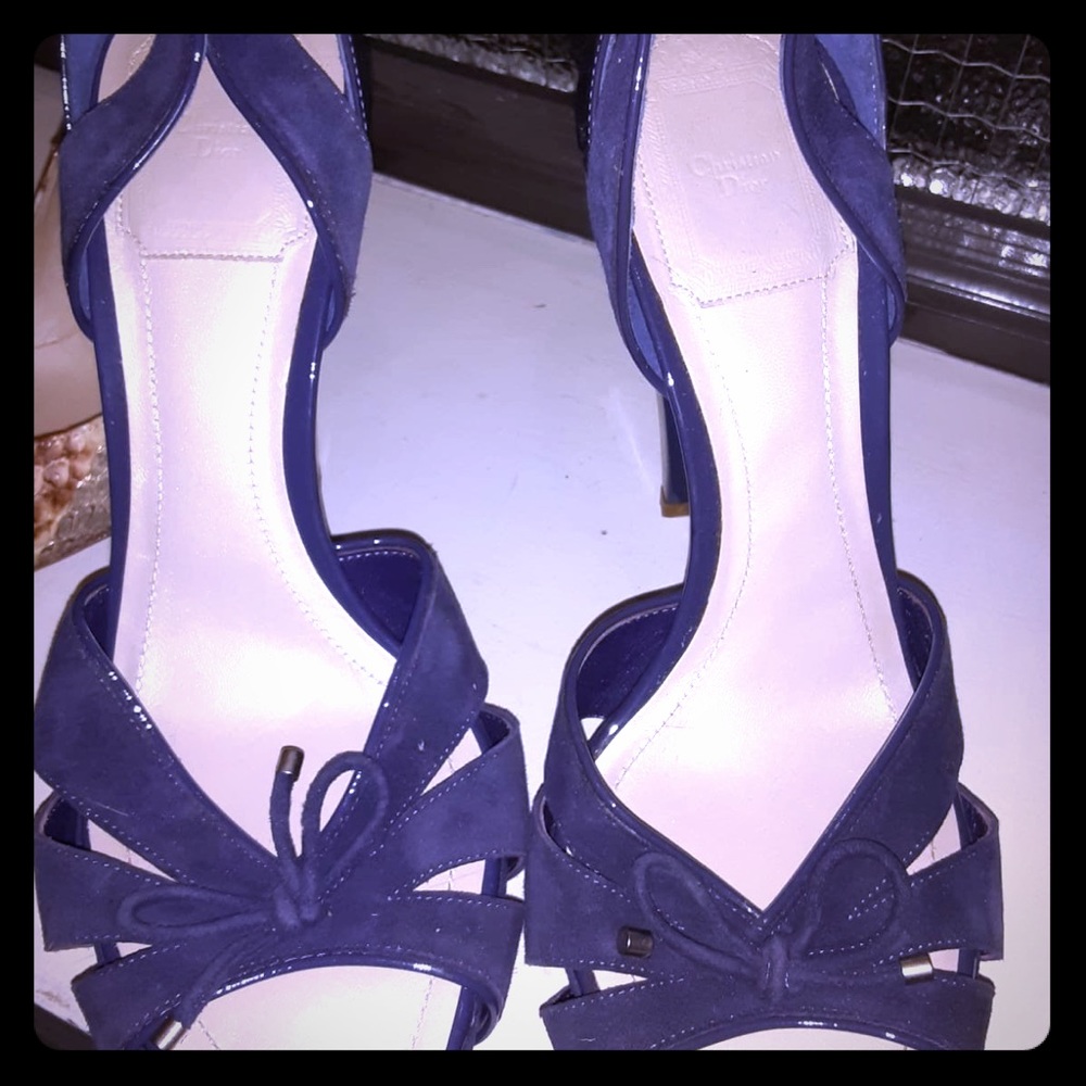 Dior Vintage , eggplant purple heels